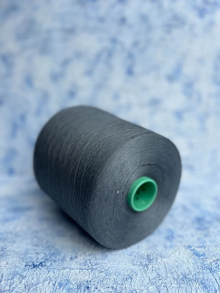 Lino encaje hilo sobre cono, 100% lino gris 4800m/100g, por 100g Foto 4 de 4