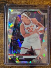 2024 Panini Prizm WNBA Brionna Jones Silver Cracked Prizm #27 Connecticut Sun