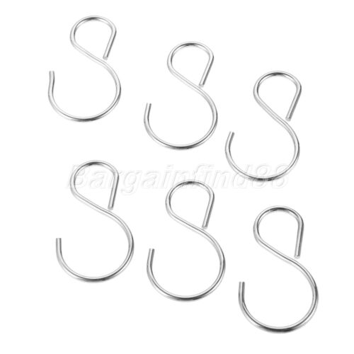 Useful S Shaped Hook Clothes Towel Hanger Jewelry Holder Hardware 10/50/100pcs - Picture 1 of 9