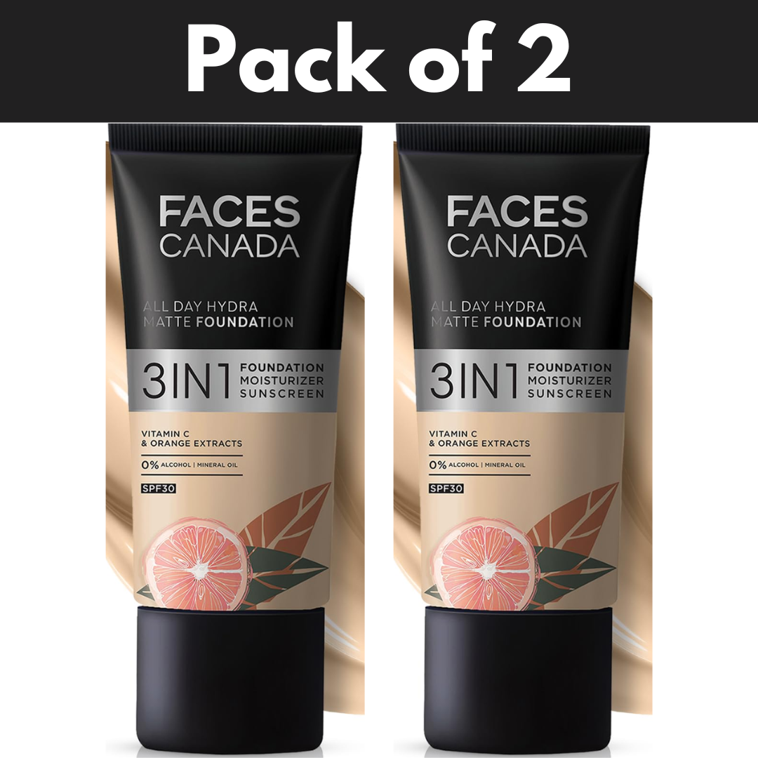 FACES CANADA All Day Hydra Matte Foundation, Shade Absolute Ivory