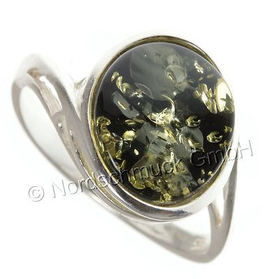 Bernstein Ring Bernsteinring Amber 925er Silber kleine große Größen 48-64 K274