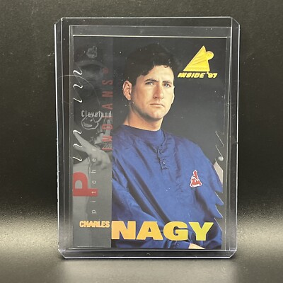 Charles Nagy 1997 Pinnacle Inside Diamond Edition Die Cut #105 Indians