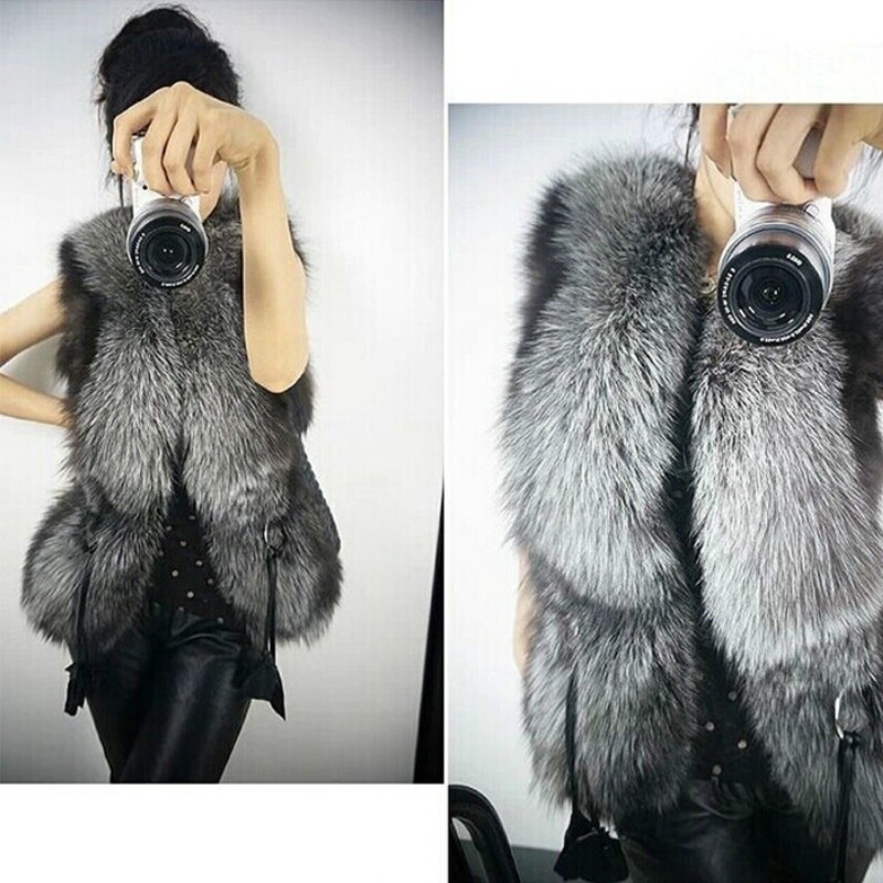 Damen Kunstpelz Weste Ärmellos - Coole Teddyweste Für Winter, Elegant & Warm In Verschiedenen Größen