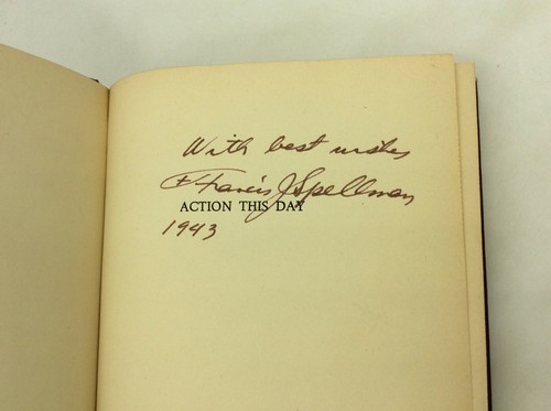 ACTION THIS DAY by Francis J. Spellman - 1943 - SIGNED BY CARDINAL SPELLMAN - Imagen 2 de 5