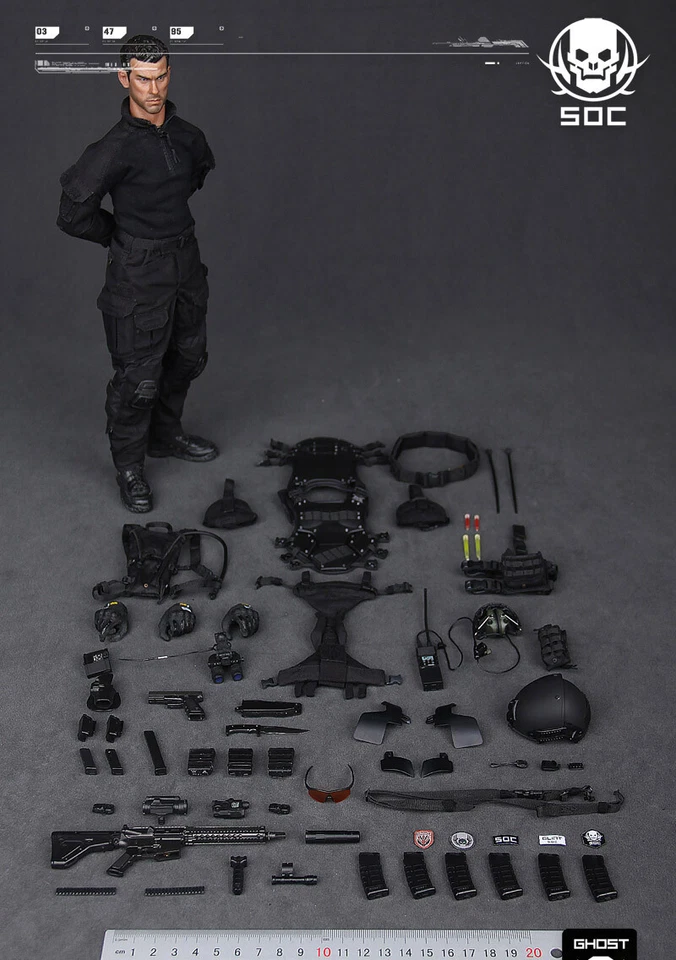 Модель центра специальных операций DAMTOYS SF001 1/6 Glint Team Leader Ryder Watson - Изображение 2 из 4