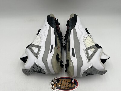 New Air Jordan 4 Golf White Cement 2021 Size 4 Rare Retro