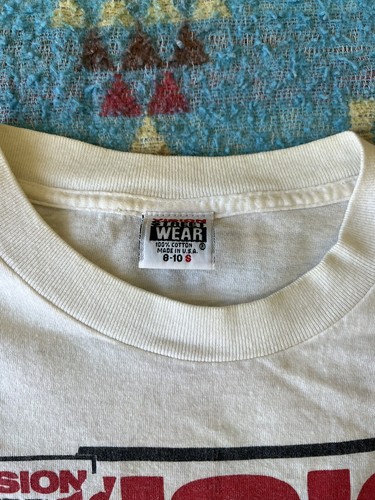 Vintage 1990 Vision Street Wear T-Shirt USA Skate Dealer Shop - Picture 4 of 6