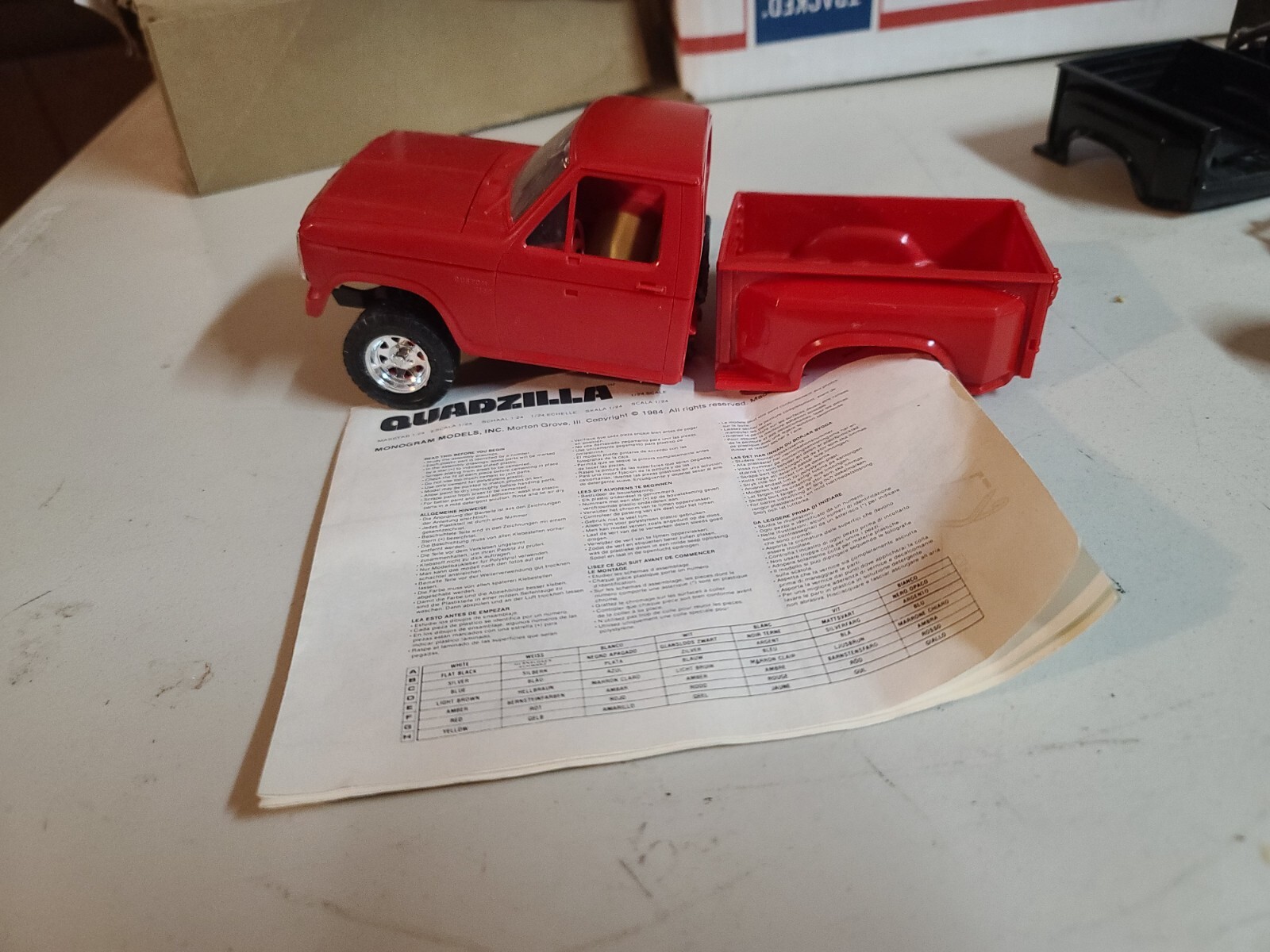 Model Car Parts Lot 30 **JUNKYARD** Quadzilla Ford StepSide + Chevy