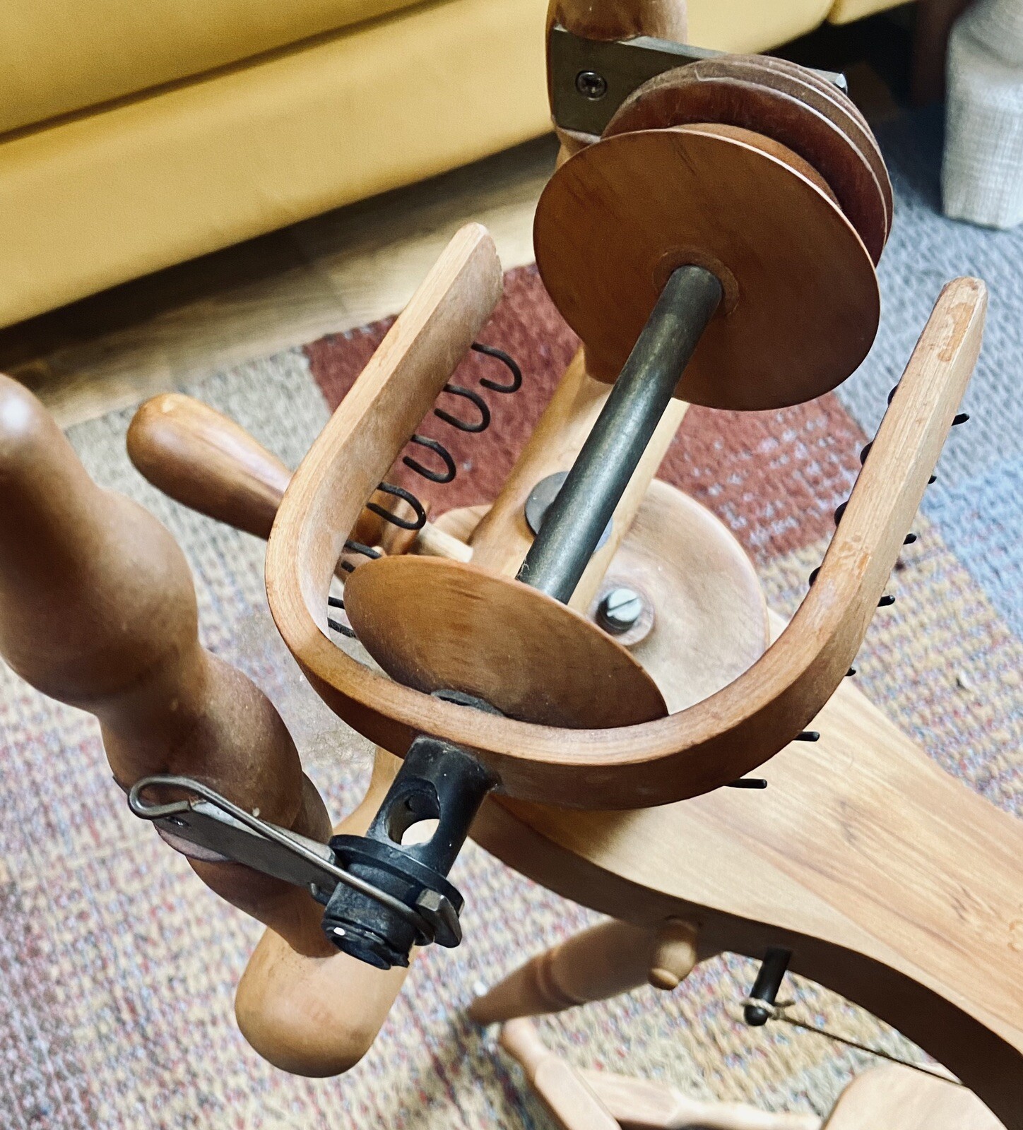 Vintage Pipy Spinning Wheel eBay
