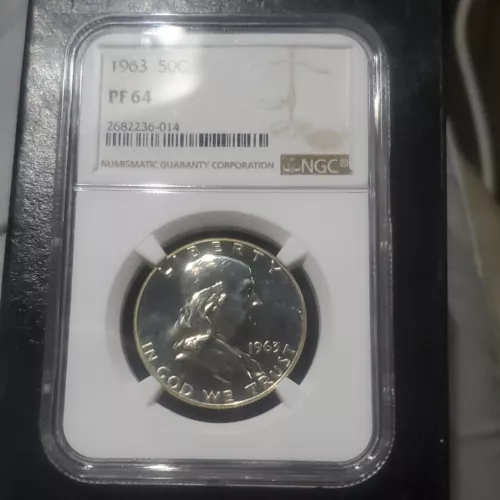1963 Franklin Half Dollar PF64  NGC SILVER 