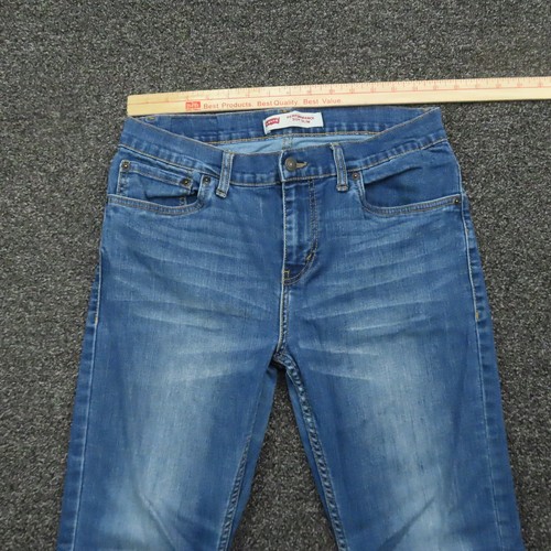Levis 511 Jeans Boys Size 20 Blue Straight Leg Slim Fit Performance Casual Youth - Picture 2 of 10
