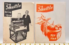VIntage 1964+ Lot: 3 SHUTTLE Magazines Weaving Patterns January & Wood Kentucky