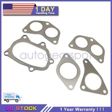 New For Subaru Wrx Sti Xt Gt Turbo Exhaust Manifold Gasket Kit Up Down Pipe