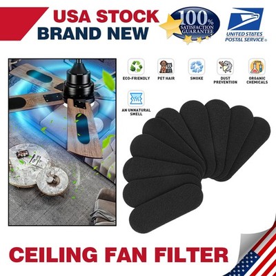 Unnatural smell purification Ceiling Fan Filters 10 Pcs for Daily Air Cleaning