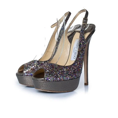 Jimmy Choo Glitzerpumps Weiblich Mehrfarbig 37 - Bild 1 von 4