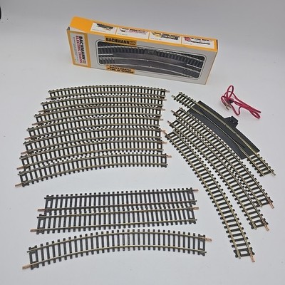 Vtg Bachmann Electric Trains Ho Gauge Track Set 12 Curve 2 Straight