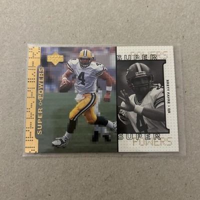  1998 Upper Deck Super Powers Brett Favre #S4 Green Bay Packers Vintage Card