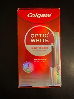 Colgate Optic White Express Whitening Pen 0.08oz Vegan Enamel Safe EXP 01/26