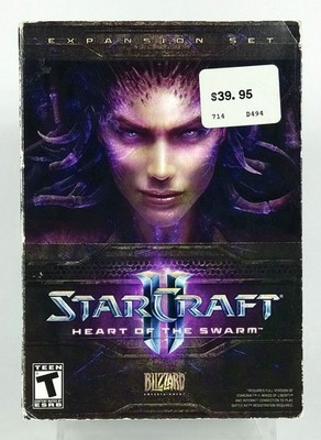 StarCraft 2 Heart Of The Swarm Expansion Set W/ Notepad PC Game Star Craft