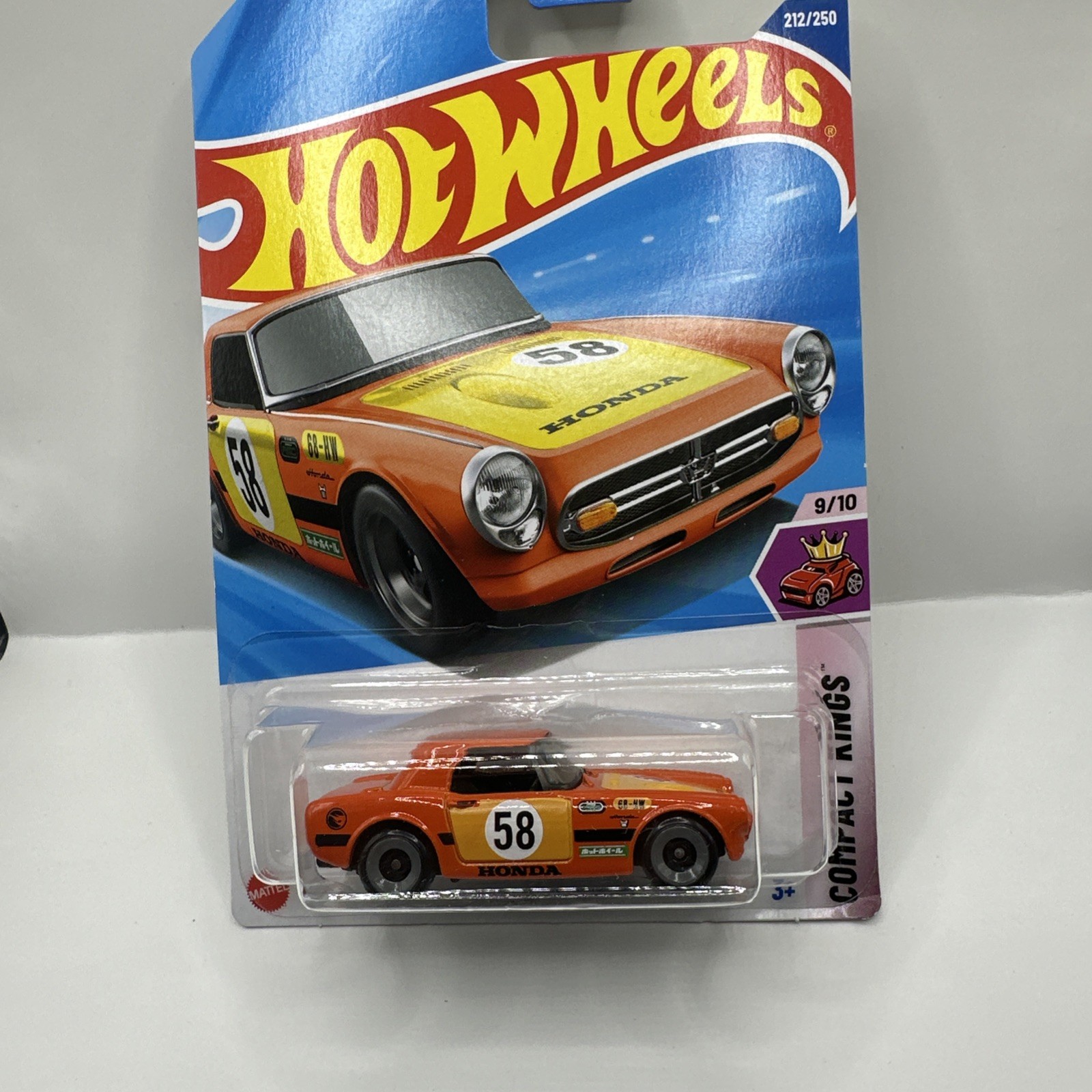 Hot Wheels 2025 Case L HONDA S800 RACING RTH Regular Treasure Hunt Compact Kings