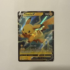 Carte Pokémon : Pikachu V SWSH063 Promo Epée & Bouclier Française