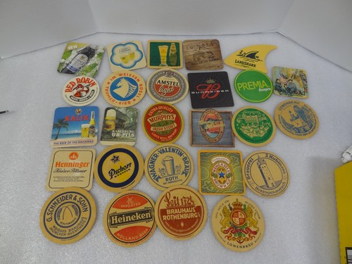 Vintage Lot 195 Bier Pappdeckel Untersetzer Europa Deutsch USA Selten Unikat 3 Pfund - Bild 8 von 14