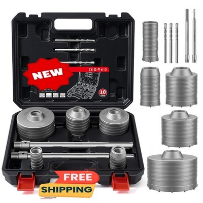 Kit de sierra perforadora para concreto, kit de sierra perforadora para mamposte