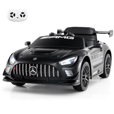 Ride on Car Licensed Mercedes-AMG GT3 Kids Car with Remote Control 3 Speeds