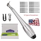 Dental Universal Implant Kit Torque Wrench Contra Angle Handpiece & 16 Drivers