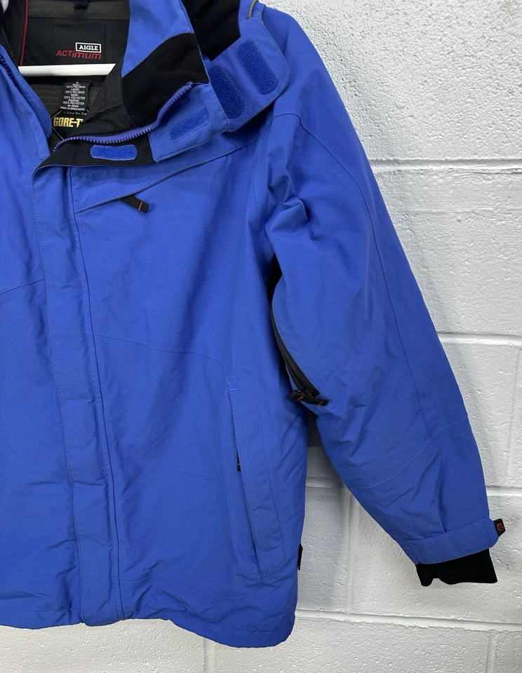 Abrigo de esquí de invierno azul para hombre Aigle Actimum Gore Tex/talla grande Foto 4 de 4