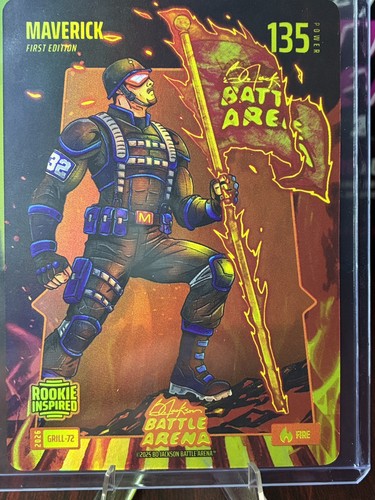 2026 Bo Jackson Battle Arena Cooper Flagg Maverick Fire Battlefoil Grill - 72