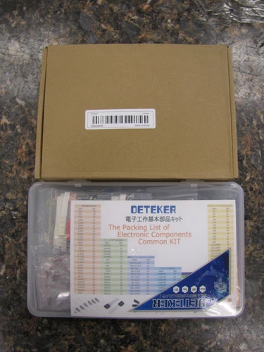 3385 PCS Electronic Component Kit Assort. Capacitors LEDs Transistors Resistors