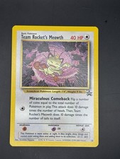 Team Rockets Meowth Black Star Promo 18 - Pokémon Card NM