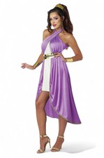 Brand New Lavender Grecian Princess Adult Costume