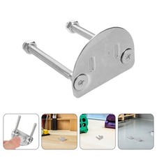 4Pcs Stainless Steel Roller Skate Bracket Plates Double Row Repair Parts Silver