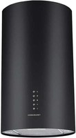 Cookology Cylinder Island Cooker Hood 35cm Extractor Fan - Black CYL351BK/A++