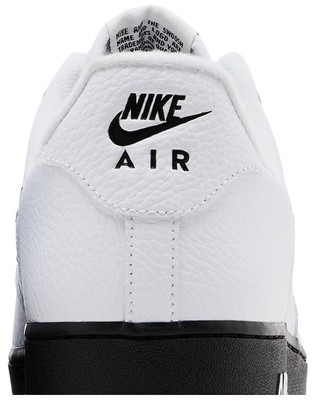 Nike Air Force 1 07 White Black Jewel HQ3826-100 Men Size | eBay