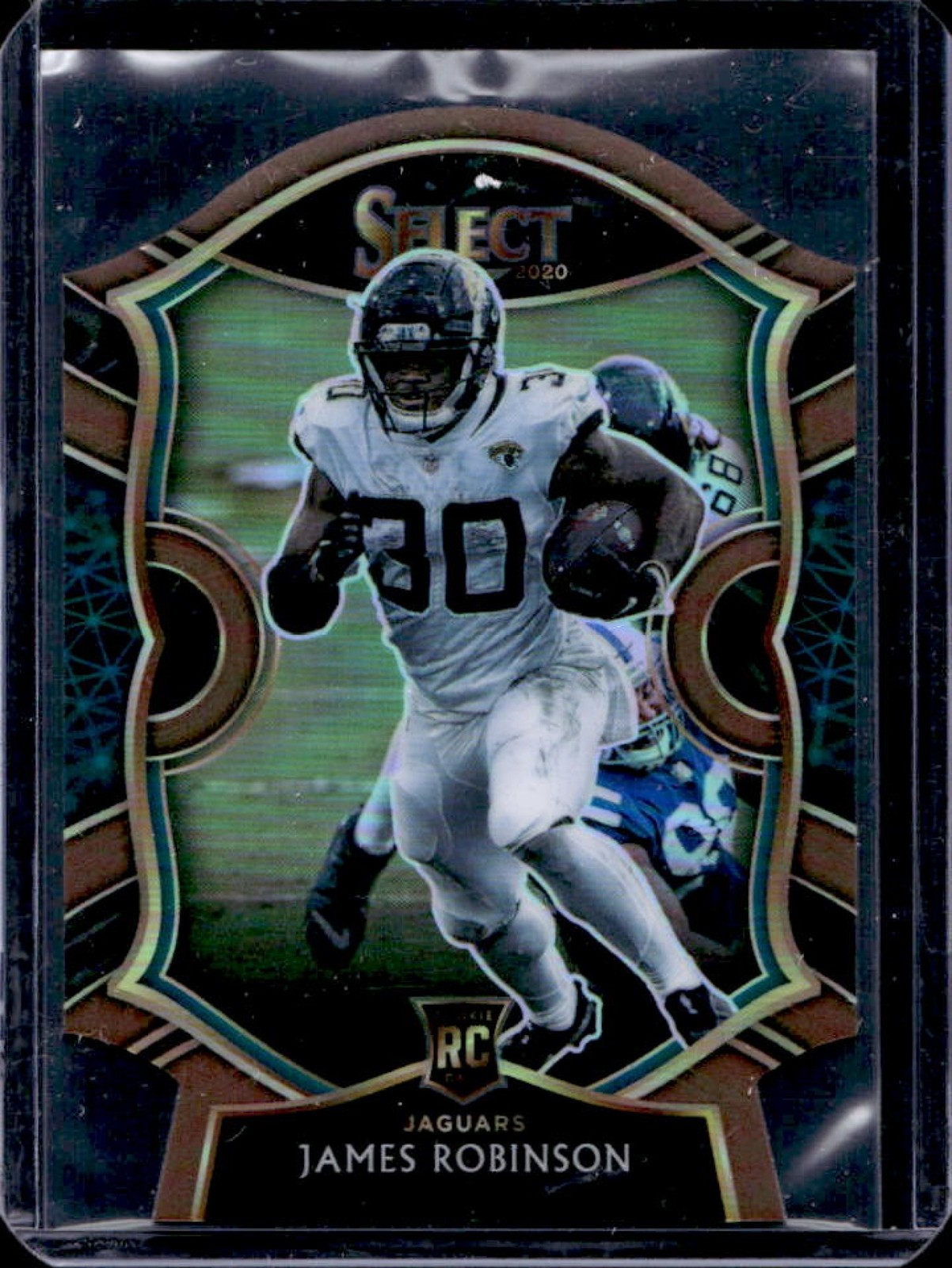 2020 Select James Robinson RC Copper Prizm Die Cut Concourse #226/355 Jaguars