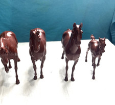 Hartland Htf Brown Horse Lot of 4 Family Stallion Mare  Foal