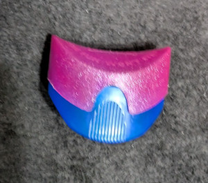 Vintage Pringles Chip Holder Container Lunch Retro 90s Blue/Purple Rose sparkle