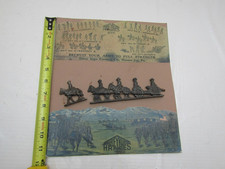VINTAGE Grey Klip Toy Soldiers Set No. 5 Company E store display card GREYKLIP