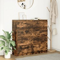 Sideboard RäUchereiche 100X35X99 Cm Holzwerkstoff