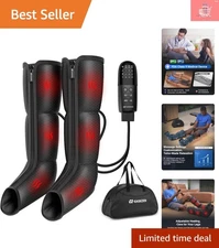 Medical-Grade Leg Compression Massager with Heat - Circulation Relief & Recovery