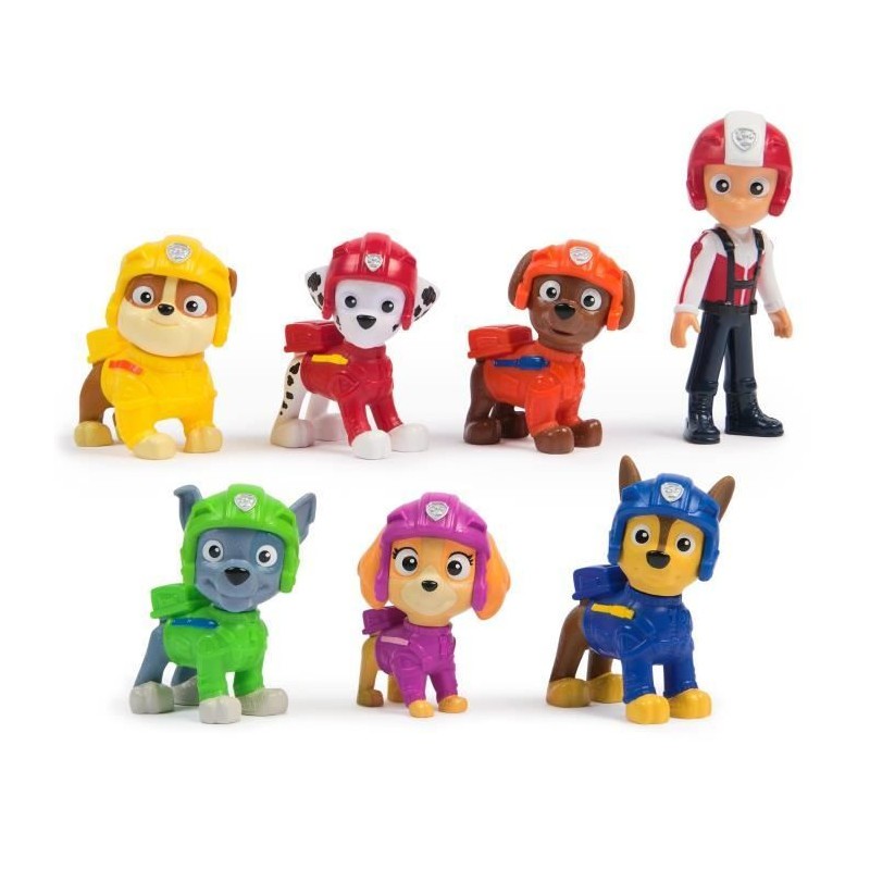 Figurines Pat' Patrouille Air Rescue Spin Master pack 7 personnages