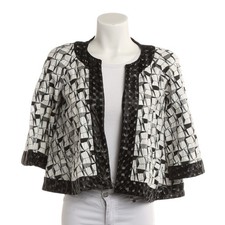 Chanel Blazer 34 FR 36 Weiß Schwarz Sehr gut