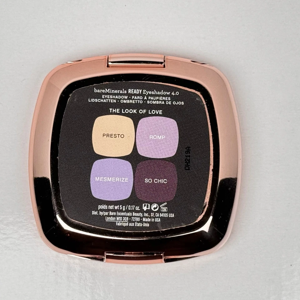 bareMinerals READY Eyeshadow 4.0 The Look Of Love Palette Makeup NEW - Image 2 of 4