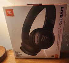 NIB Harman JBL LIVE 670NC Wireless Bluetooth Headphones Black New Sealed Box