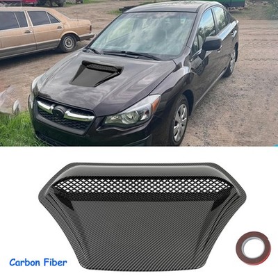 For Subaru Impreza Carbon Hood Vents Scoop Turbo Bonnet Air Flow Intake Cover
