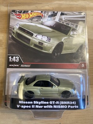 Hot Wheels Premium 1:43 Nissan Skyline Gtr R34 G-6