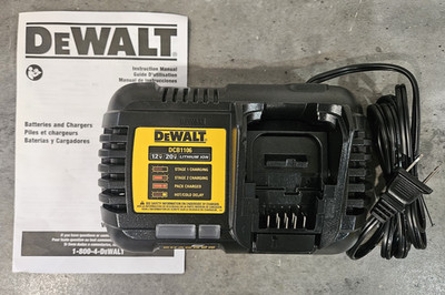 DeWALT DCB1106  6 AMP Battery Fast Charger 12, 20 & 60 Volt 60V 20V 12V